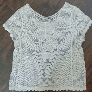 Express lace top, Size M